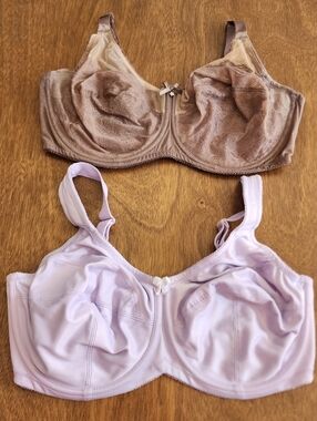 Bundle Of 2 Bras Wacoal Cabernet Underwired Plus 38DDD Flawed